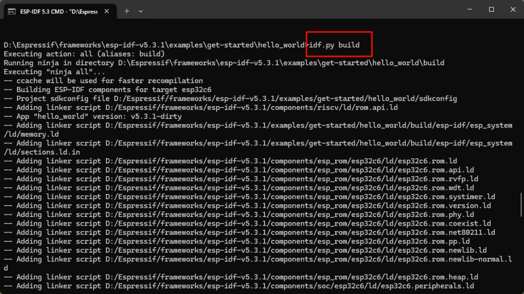 图片[10]-700010 ESP-IDF安装完毕后首次配置和编译工程-爱设计