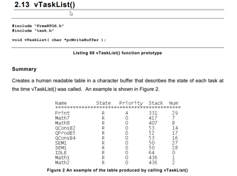 70013 ESP32 Freertos Task系统信息显示vTasklist()-爱设计