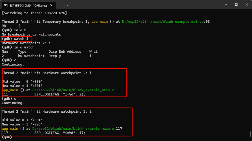 图片[2]-70030 ESP32 JTAG Debug GDB Watch命令-爱设计
